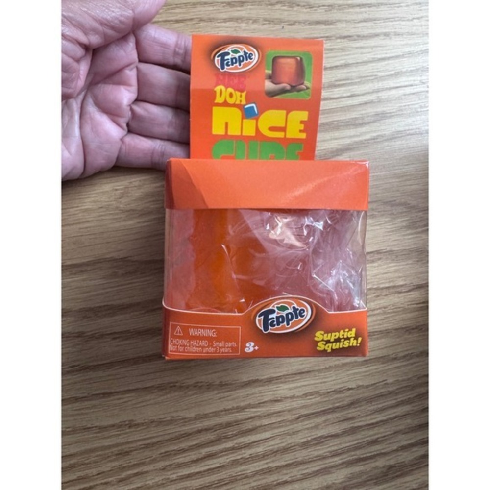 Tepple Doh Nice Cubes Squishy Sensory Toy - Orange